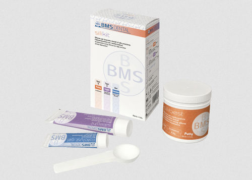 Kit di materiali odontoiatrici in silicone - Silikit - BMS DENTAL - per portaimpronte / in gel