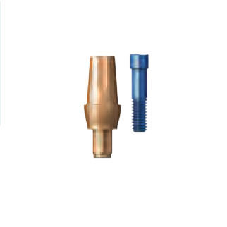Pilastro dentale per impianto in titanio - SKY esthetic  - bredent medical - interno / dritto / stretto