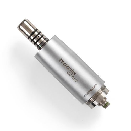 Micromotore odontoiatrico - Implantor Fluo - Castellini - elettrico / con illuminazione LED / autoclavabile