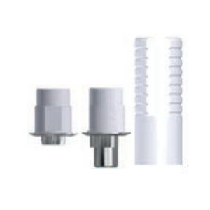 Pilastro dentale per impianto in titanio - 41.15.00x, 41.16.00x series - Cendres+Métaux SA   - trilobato interno / dritto / Ti-base