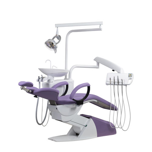 Riunito odontoiatrico con poltrona - SMILE MINI 04 - CHIRANA - con sistema di igiene / con portastrumenti / con illuminazione
