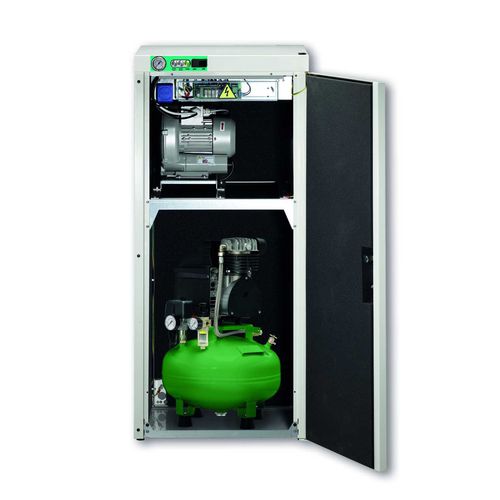 Compressore per odontoiatria - KD 124AB - DIPLOMAT DENTAL s.r.o. - 1 postazione