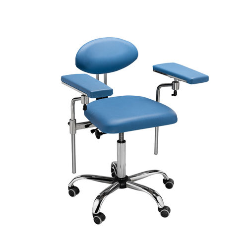 Sgabello per studio odontoiatrico - D10L - DIPLOMAT DENTAL s.r.o. - con rotelle / con schienale / con braccioli