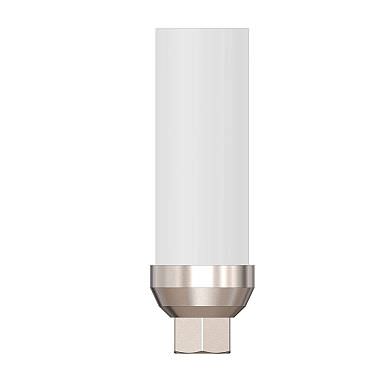 Pilastro dentale per impianto cilindrico - Cortex-Dental Implants Industries - in titanio / ad esagono interno / a vite