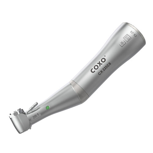 Contrangolo per implantologia dentale - CX235C6 - coxo Medical Instrument Co., Ltd.   - pneumatico / riduttore / con pulsante