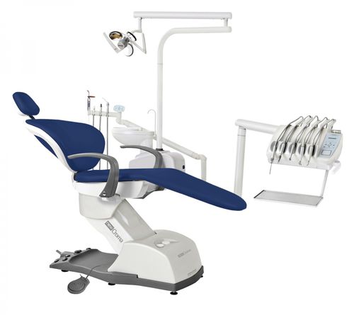 Riunito odontoiatrico con poltrona elettromeccanica - CROMA TECHNO 200 - DABI ATLANTE - con portastrumenti / con illuminazione