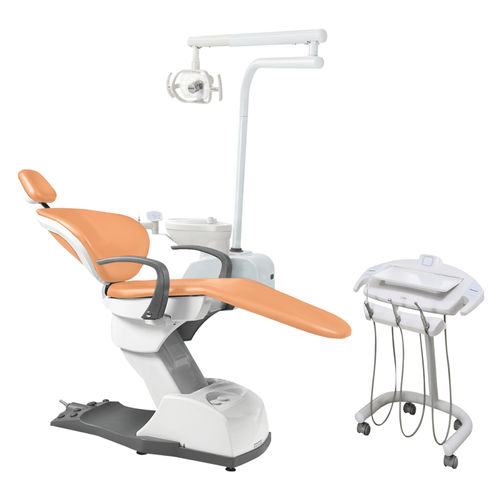 Riunito odontoiatrico con poltrona elettromeccanica - TECHNO V - CART - DABI ATLANTE - con portastrumenti / con illuminazione LED