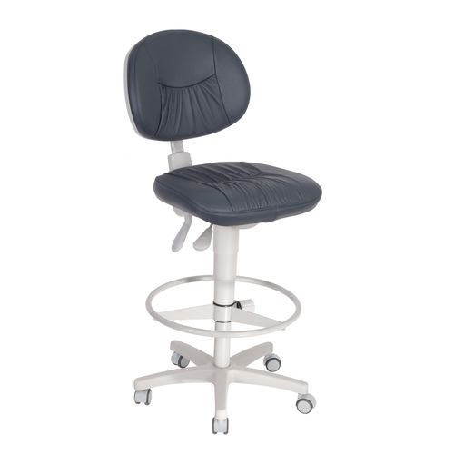Sgabello per studio odontoiatrico - Professional II - DABI ATLANTE - ad altezza regolabile / con schienale / con rotelle