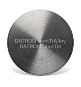 Materiale odontoiatrico in titanio - DATRON DentTiAlloy - DATRON - per corone dentali / per ponti dentali / per ricostruzione dentale