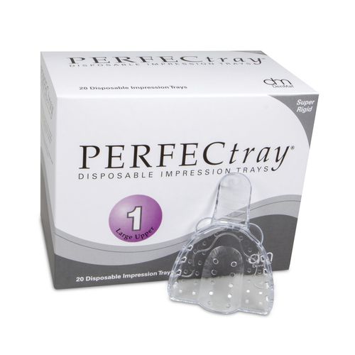 Cucchiaio d'impronta dentale per protesi parziale - PERFECtray®#1  - DenMat Holdings - perforato