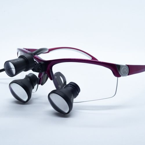 Occhiali binoculari con montatura - HDMAX 3.5X - DenMat Holdings - con lampada frontale