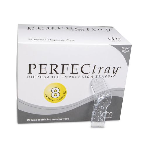 Cucchiaio d'impronta dentale per protesi parziale - Perfectray® #8  - DenMat Holdings - superiore / inferiore / perforato