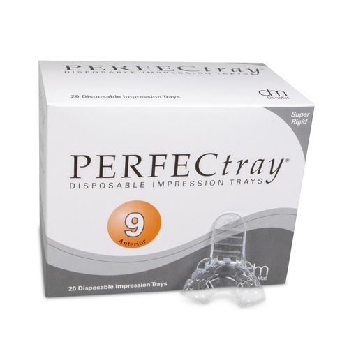 Cucchiaio d'impronta dentale per protesi parziale - Perfectray® #9  - DenMat Holdings - superiore / inferiore / perforato