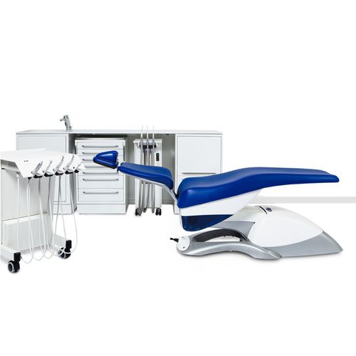 Riunito odontoiatrico con poltrona -  DSA 2000L - Dental International b.v.   - con portastrumenti