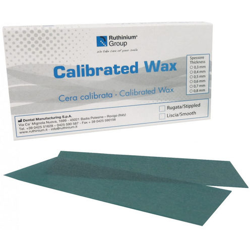 Materiale odontoiatrico cera - 6140001 - Ruthinium Group - di modelizzazione