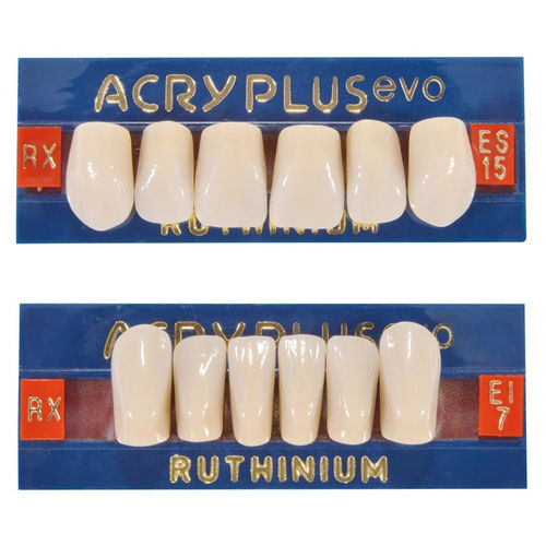 Protesi dentale in acrilico - ACRY PLUS EVO RX - Ruthinium Group - per denti anteriori / per denti posteriori