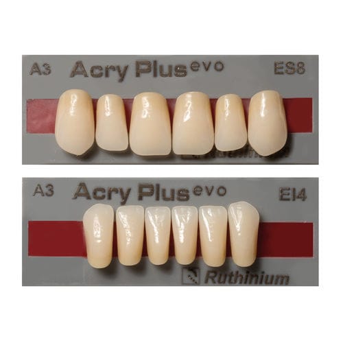 Protesi dentale in acrilico - Acry Plus EVO - Ruthinium Group - per denti anteriori / per denti posteriori