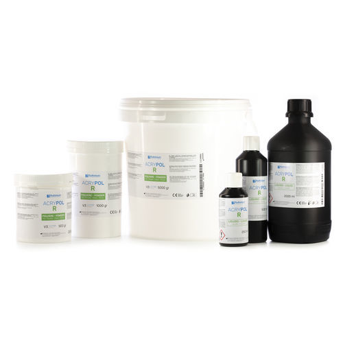 Materiale odontoiatrico in PMMA - ACRY POL R - Ruthinium Group - per protesi dentarie / in polvere