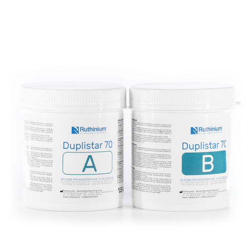 Materiale odontoiatrico in silicone - DUPLISTAR 70 - Ruthinium Group - di duplicazione