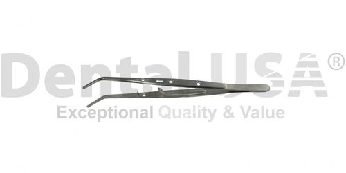 Pinzetta odontoiatrica diagnostica - 6515 - Power Dental USA - curva / autobloccanti