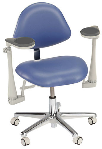 Sgabello per studio odontoiatrico - Elbow Support - DentalEZ Group   - ad altezza regolabile / con braccioli / con schienale