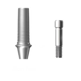 Pilastro dentale per impianto in titanio - TAB 45 NG - Dentium - interno / dritto / provvisorio