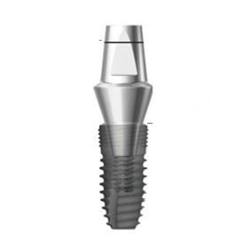 Pilastro dentale per impianto in titanio - Dual  - Dentium - interno / dritto