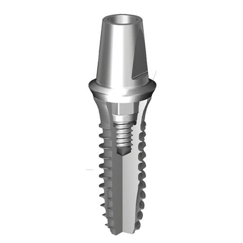 Impianto dentale conico - SimpleLine II - Dentium - in titanio / ad ottagono interno / autofilettante