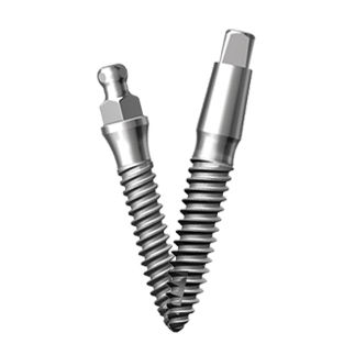 Impianto dentale conico - SlimLine - Dentium - in titanio / esterno / monoblocco
