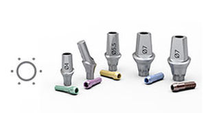 Pilastro dentale per impianto ad esagono interno - TiDesign™ EV/ ZirDesign™ EV - DENTSPLY Implants GmbH - anatomico