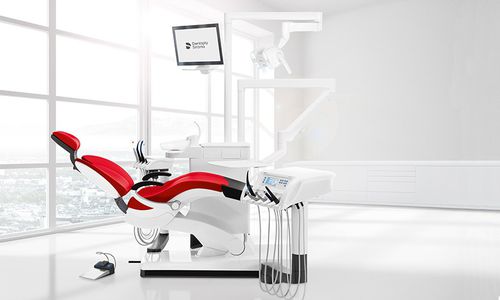 Riunito odontoiatrico compatto - Sinius - DENTSPLY MAILLEFER - con poltrona / con monitor / con portastrumenti