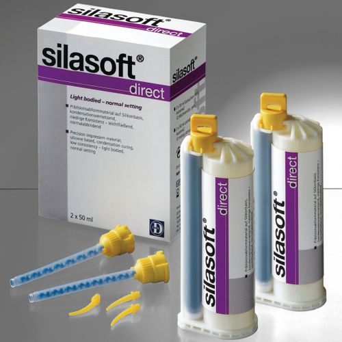 Materiale odontoiatrico in silicone - silasoft® direct - DETAX GmbH & Co. KG   - per portaimpronte