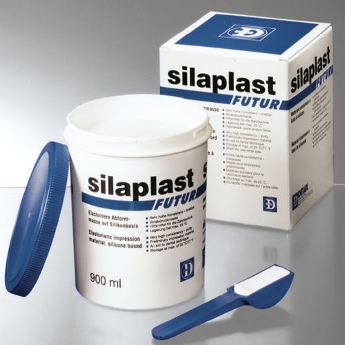 Materiale odontoiatrico in silicone - silaplast Futur - DETAX GmbH & Co. KG   - per portaimpronte / bianco