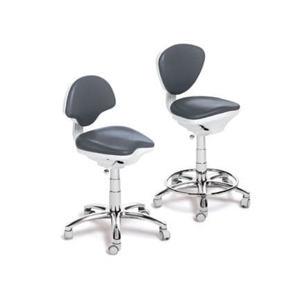 Sedile per clinica odontoiatrica - Syncro T3 - EURODENT - per adulti / con secchio / con rotelle