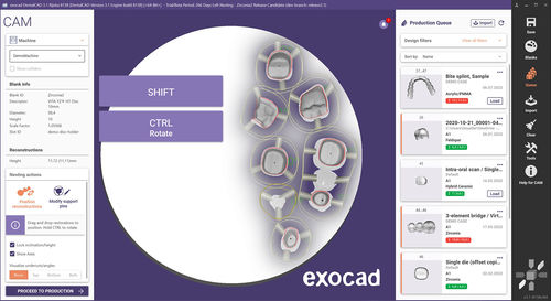 Software di gestione dati - exocam - exocad GmbH   - di visualizzazione / di progettazione / CAD