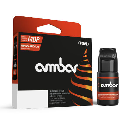 Adesivo per ricostruzione dentale - Ambar - FGM Dental Products - fotopolimerizzable / liquido
