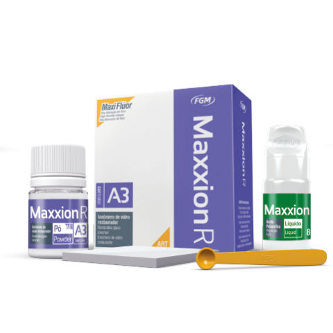 Adesivo dentale per ricostruzione dentale - MAXXION R - FGM Dental Products - vetroionomero / liquido