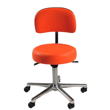 Sgabello per studio odontoiatrico - NEO Classic - FIMET - con schienale / con rotelle