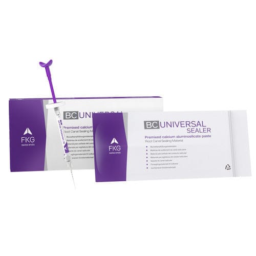 Materiale odontoiatrico in idrossipatite - BC Universal - FKG Dentaire - per sigillatura canalare / biocompatibile