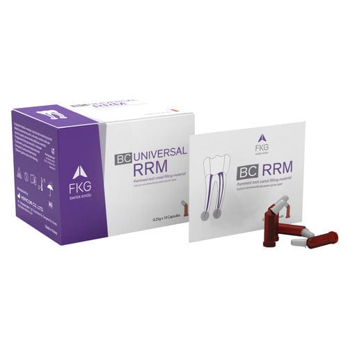 Materiale odontoiatrico in idrossipatite - BC UNIVERSAL RRM - FKG Dentaire - per otturazione canalare / bianco / radiopaco