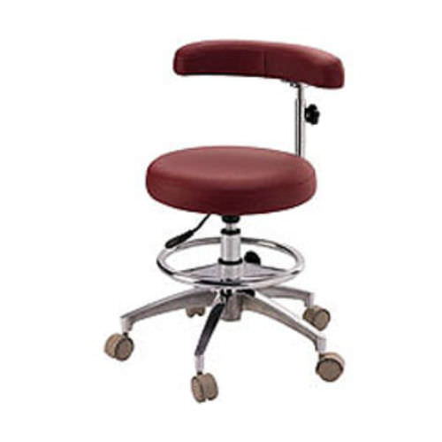 Sgabello per studio odontoiatrico - Flight Dental Systems   - ad altezza regolabile / con schienale / con rotelle