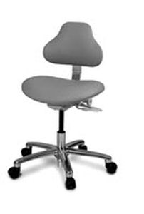 Sgabello per studio odontoiatrico - Deluxe 6126C - Forest Dental   - ad altezza regolabile / con schienale / con rotelle