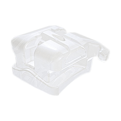 Bracket ortodontici estetico - TruKlear® - FORESTADENT BERNHARD FÖRSTER GMBH   - di autolegatura / in ceramica / rettangolare