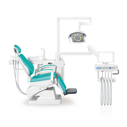 Riunito odontoiatrico con poltrona - AL-398Sanore - Foshan Anle Medical Apparatus - con poggiatesta flessibile / con sistema di igiene / con portastrumenti