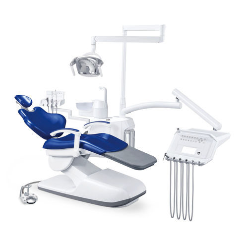 Riunito odontoiatrico con poltrona - AL-398HG - Foshan Anle Medical Apparatus - con poggiatesta flessibile / con sistema di igiene / con portastrumenti