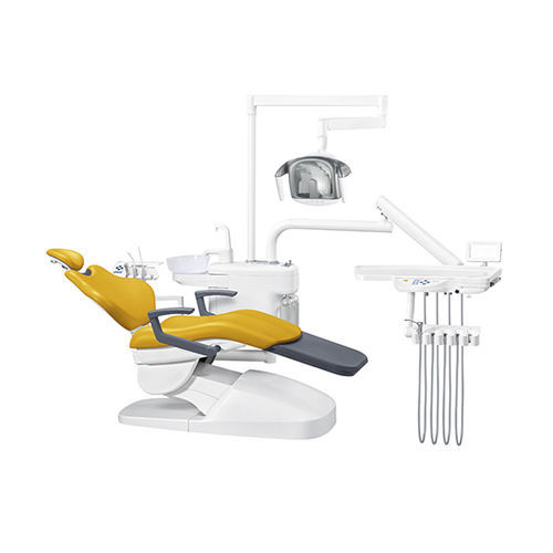 Riunito odontoiatrico con poltrona - AL-398HC - Foshan Anle Medical Apparatus - con poggiatesta flessibile / con sistema di igiene / con portastrumenti