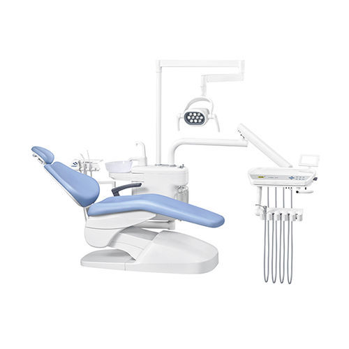 Riunito odontoiatrico con poltrona - AL-398AA - Foshan Anle Medical Apparatus - con poggiatesta flessibile / con sistema di igiene / con portastrumenti