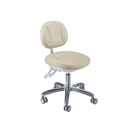 Sgabello per studio odontoiatrico - 338B  - Foshan Anle Medical Apparatus - ad altezza regolabile / con schienale / con rotelle