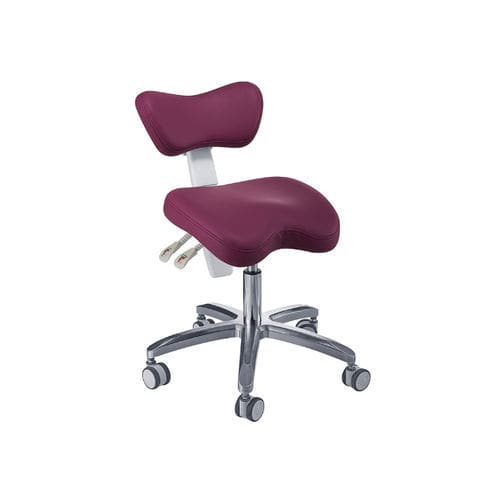 Sgabello per studio odontoiatrico - 338D  - Foshan Anle Medical Apparatus - ad altezza regolabile / con schienale / con rotelle