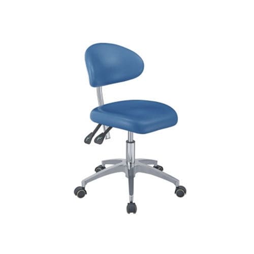 Sgabello per studio odontoiatrico - 338E  - Foshan Anle Medical Apparatus - ad altezza regolabile / con schienale / con rotelle